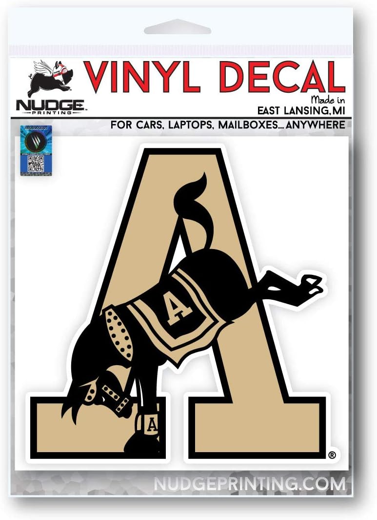 Nudge Printing Collegiate NCAA Car Decal Made from Premium Weatherproof Vinyl (West Point Kicking Mule) - Image 3